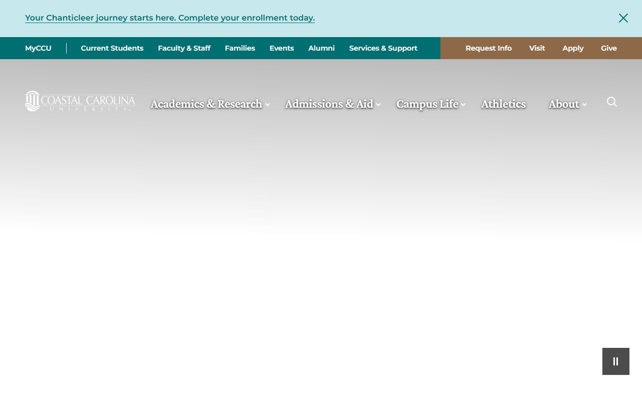 Coastal Carolina University near Carolina Forest inmate population area