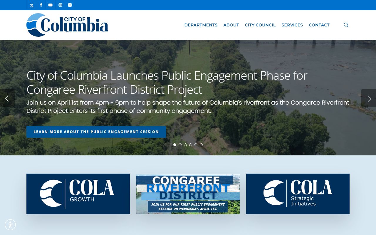 Columbia inmate population city government portal