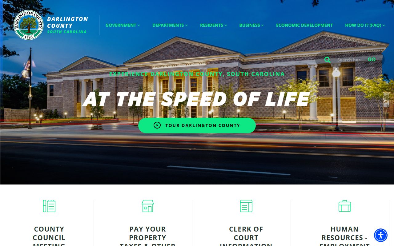 Darlington County inmate population government website