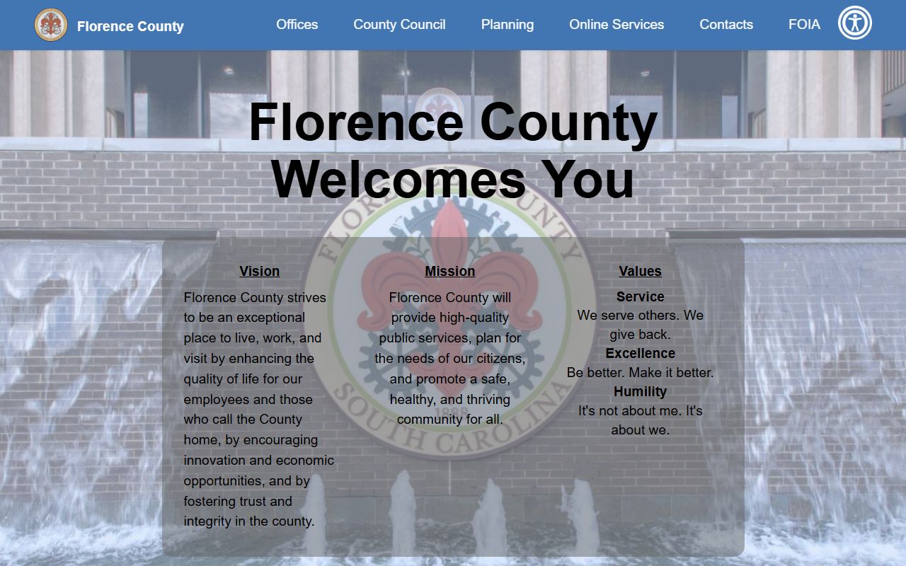 Florence County inmate population county portal