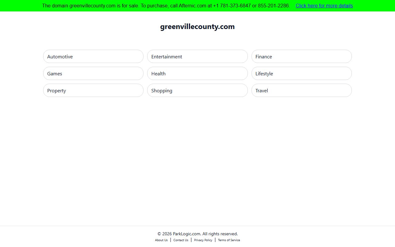 Greenville County portal for inmate population search
