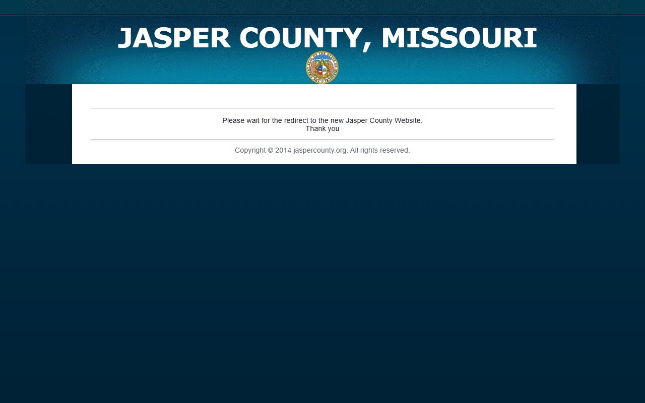 Jasper County official website for inmate population information