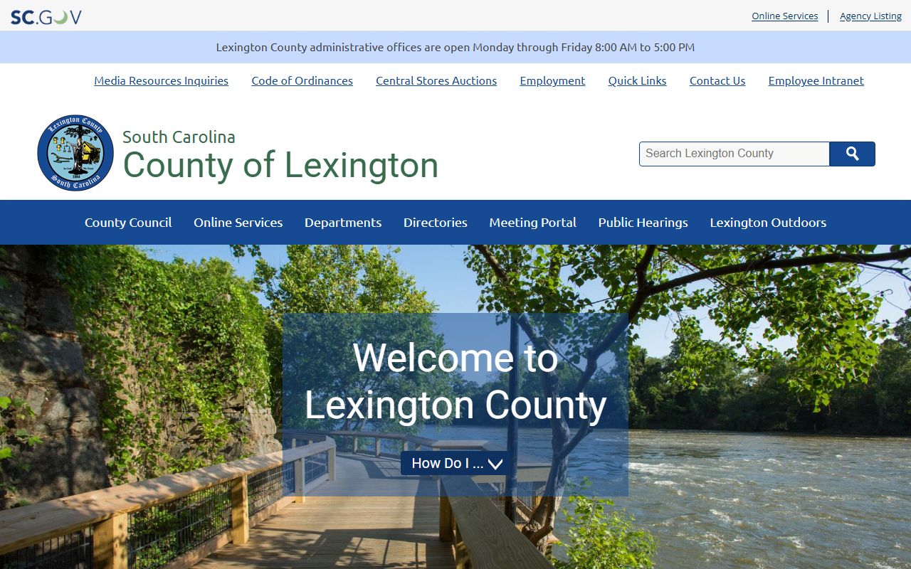 Lexington County portal for inmate population records